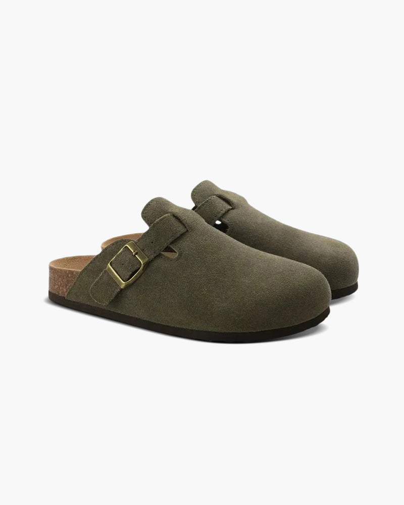 Men’s Suede Clogs