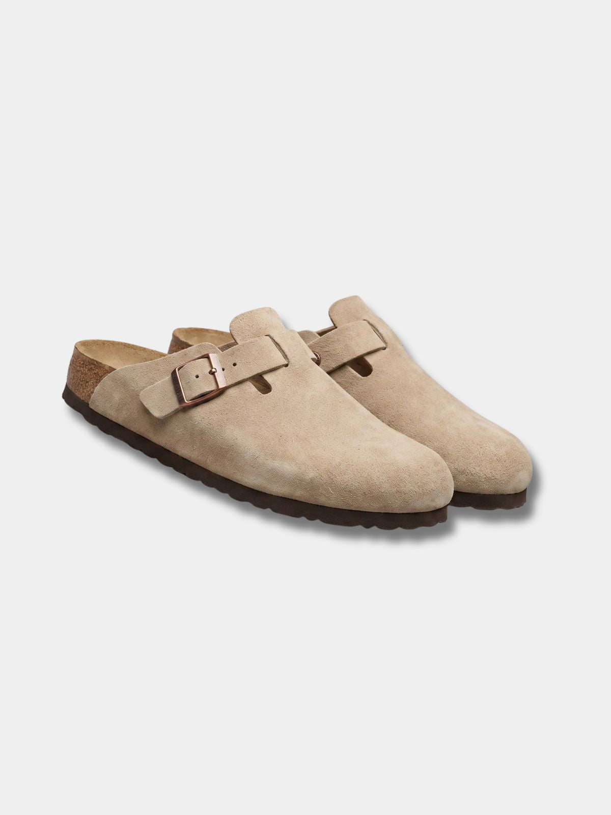 Men's Adjustable Buckle Strap Clogs