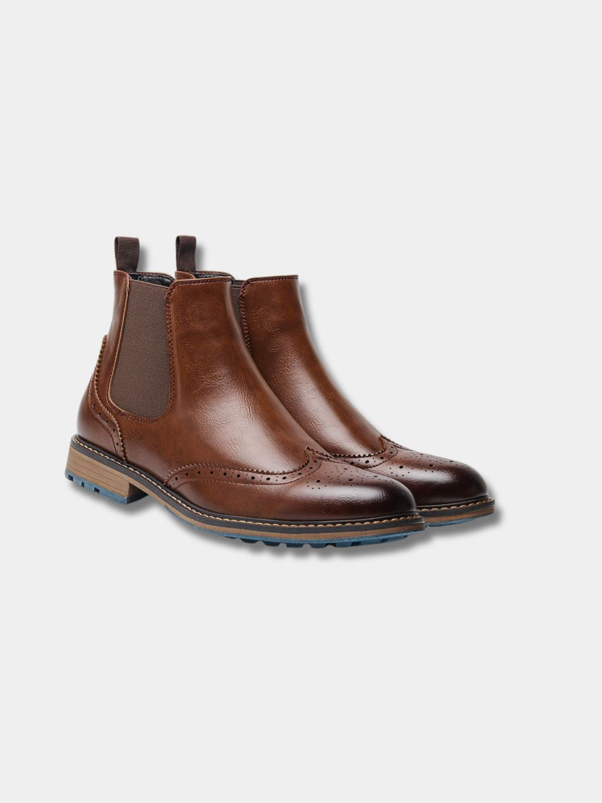Men's Brogue Chelsea Boots