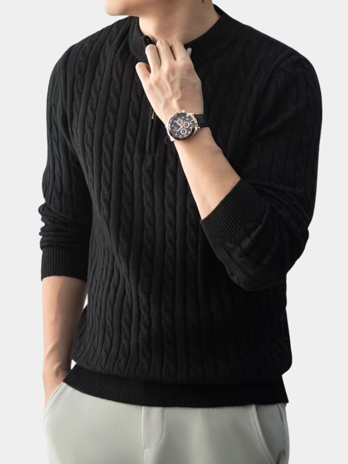 Men's Cable Knit Jumper