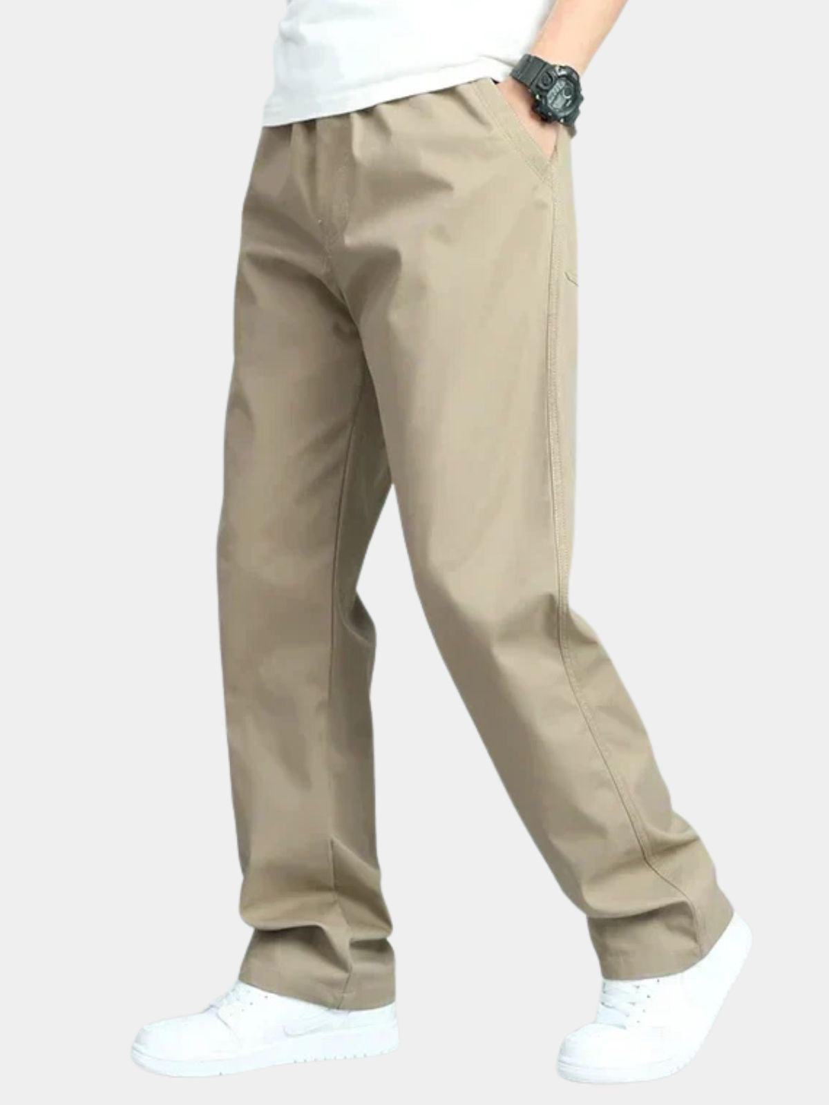 Men's Casual Straight Leg Trousers