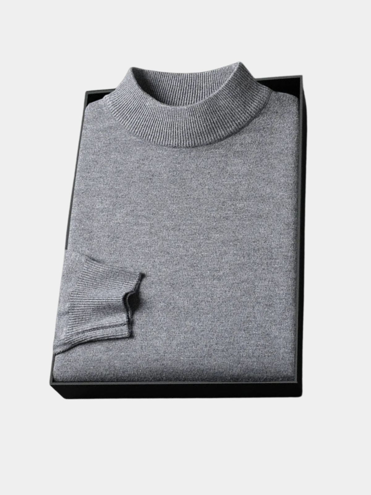 Men's Classic High Neck Jumper