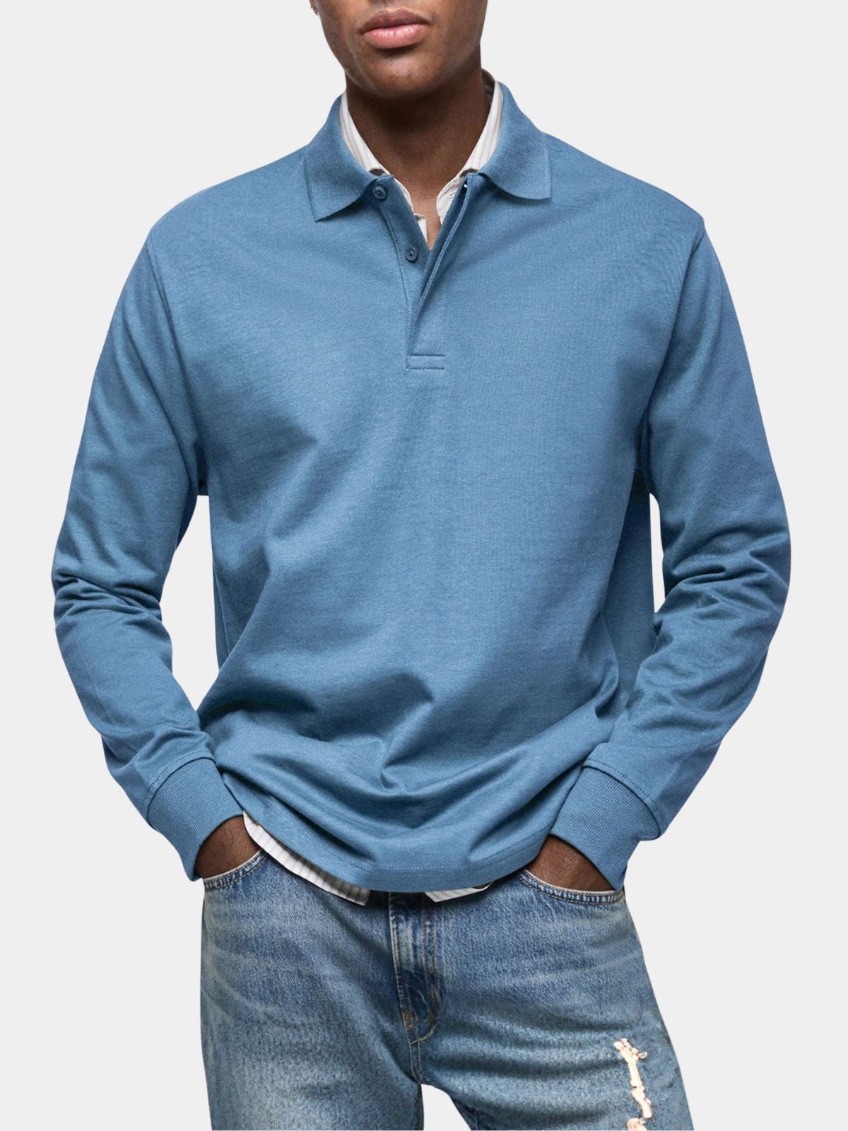 Men's Classic Long Sleeve Polo