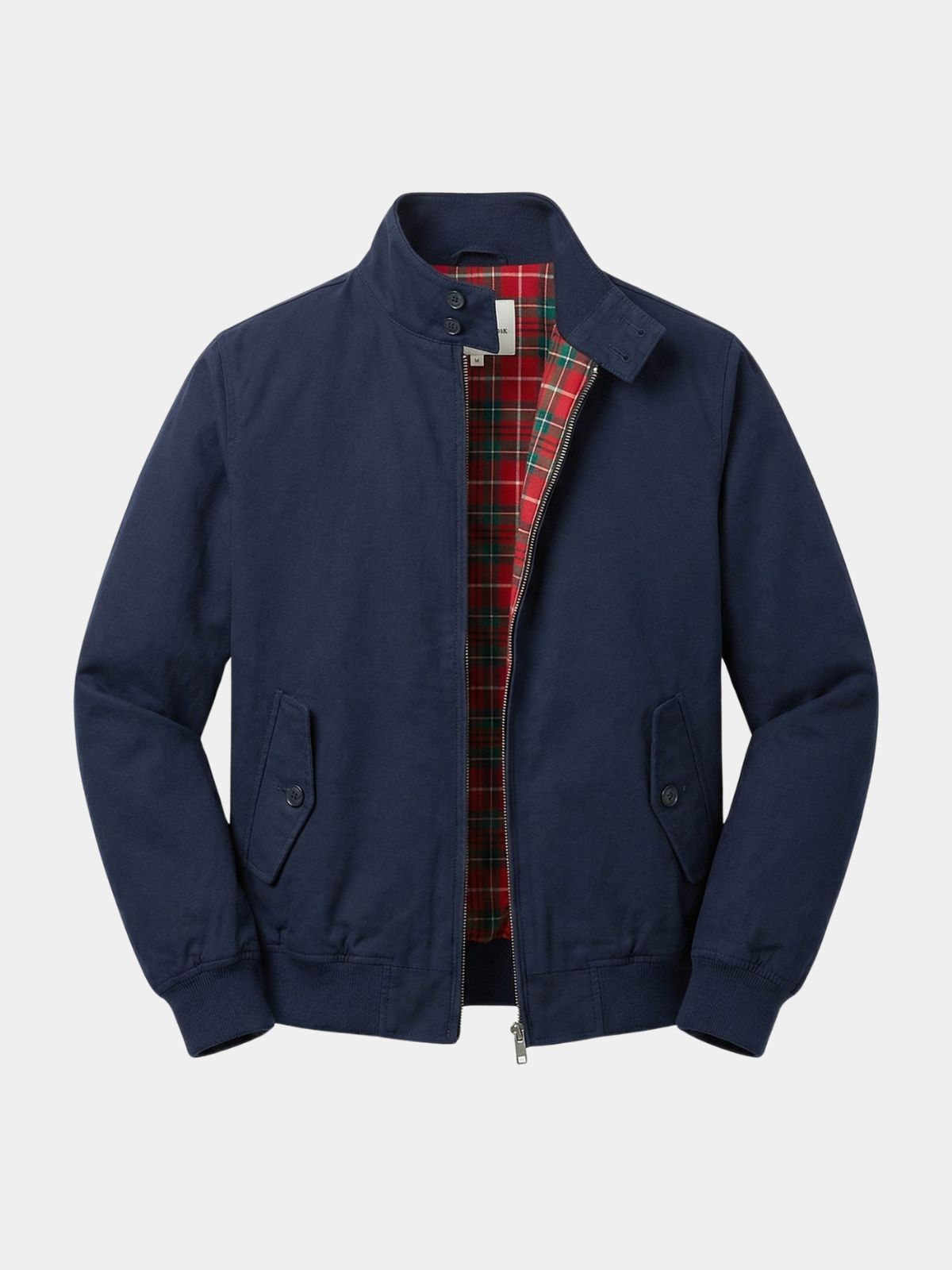 Men's High Collar Zip-Up Jacket
