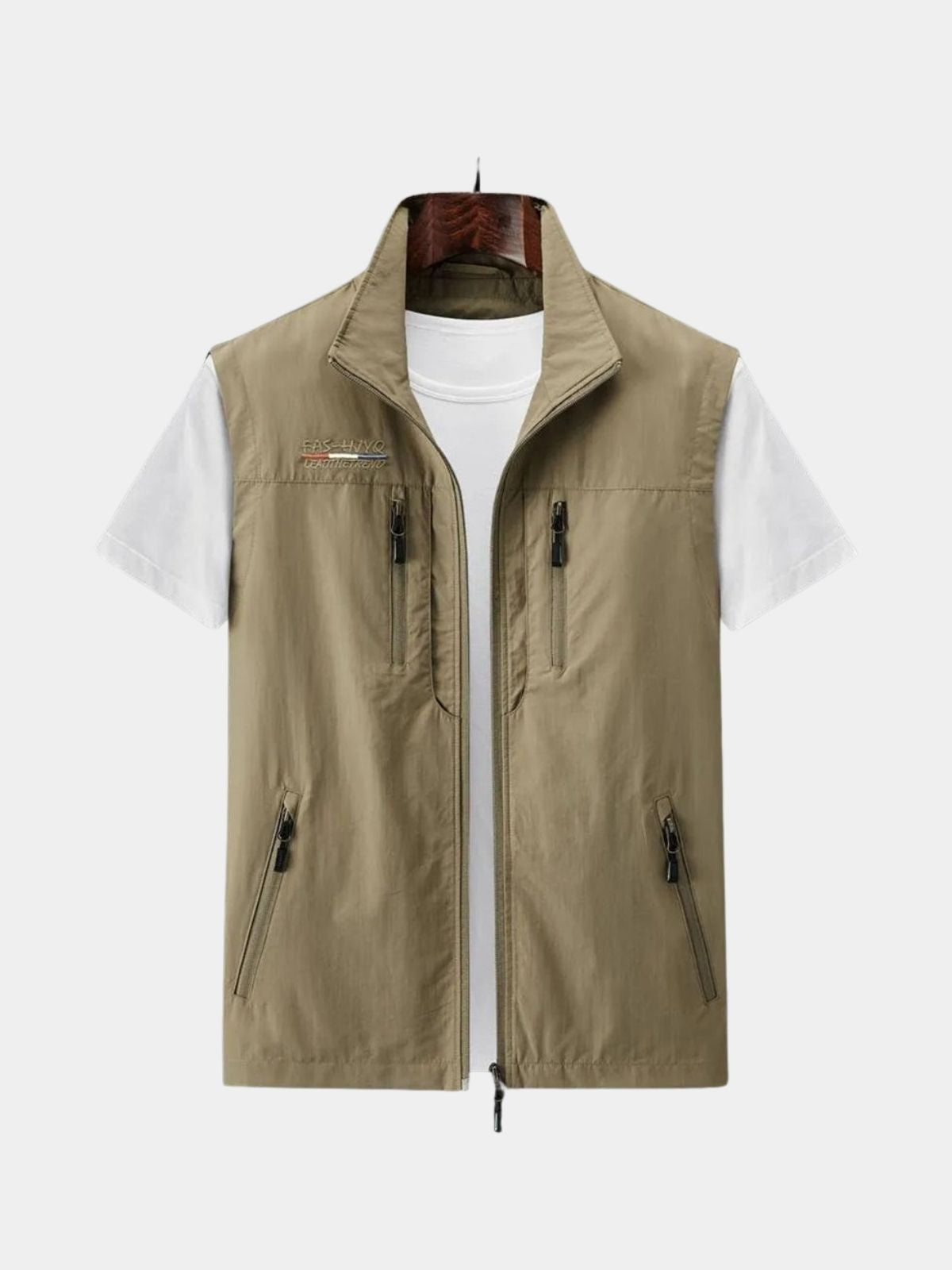 Men's Multi-Pocket Zip-Up Gilet