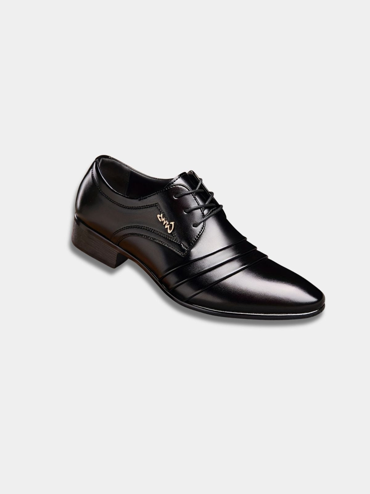 Men's Pleated Derby Shoes