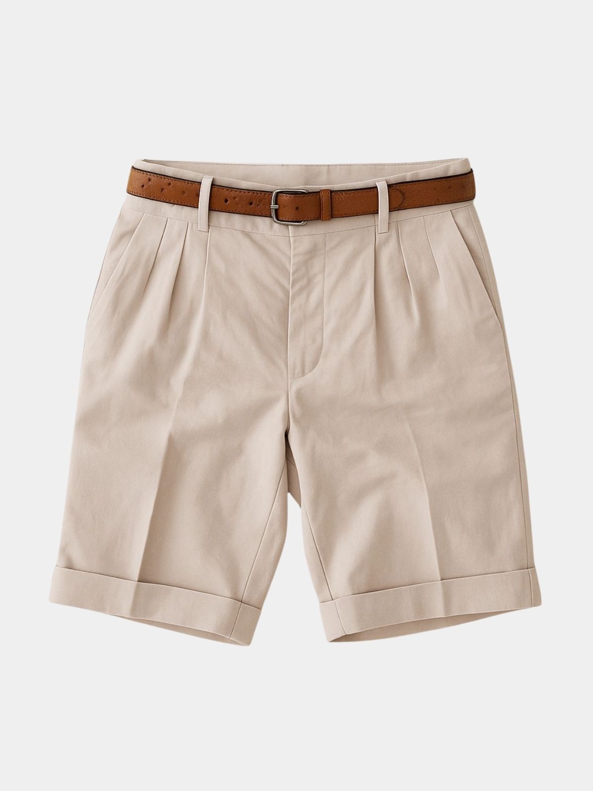 Men's Pleated Tailored Shorts