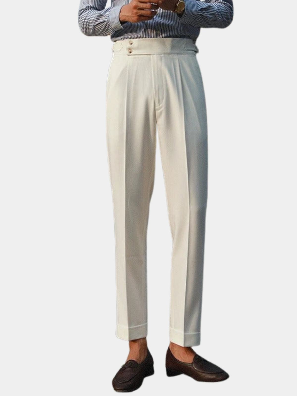 Men's Pleated Trousers