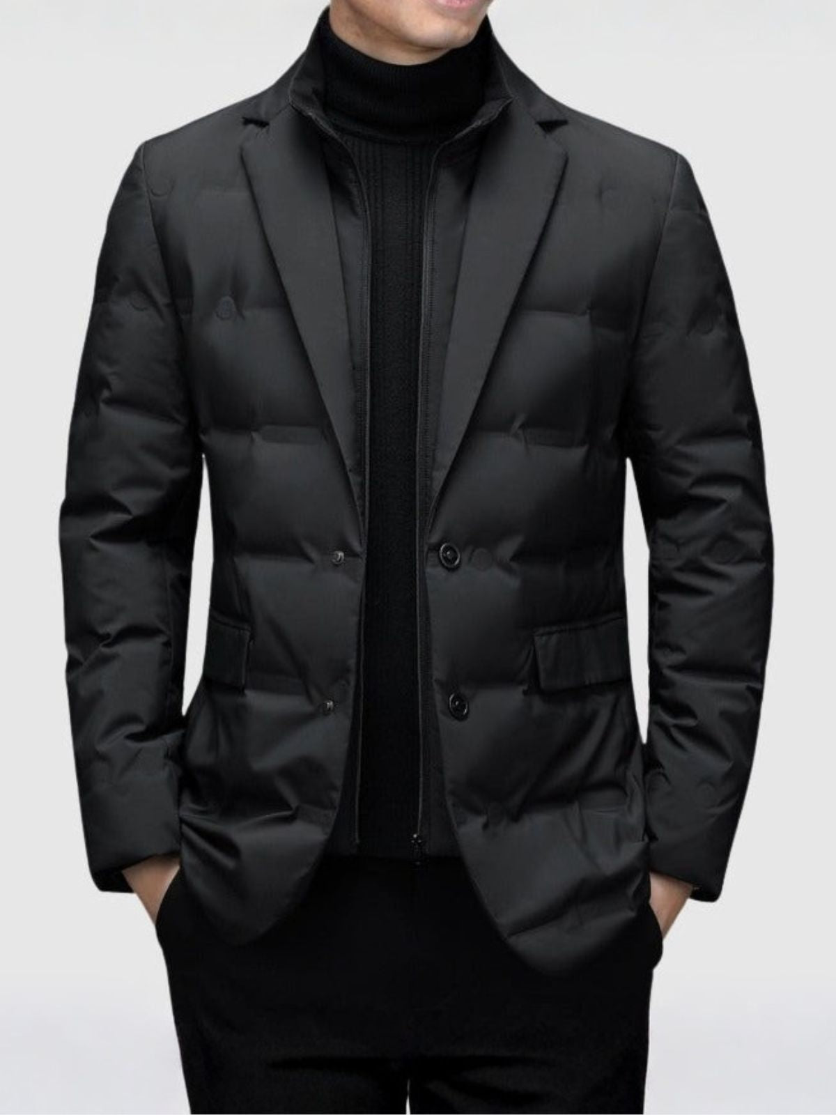 Men's Quilted Blazer Jacket
