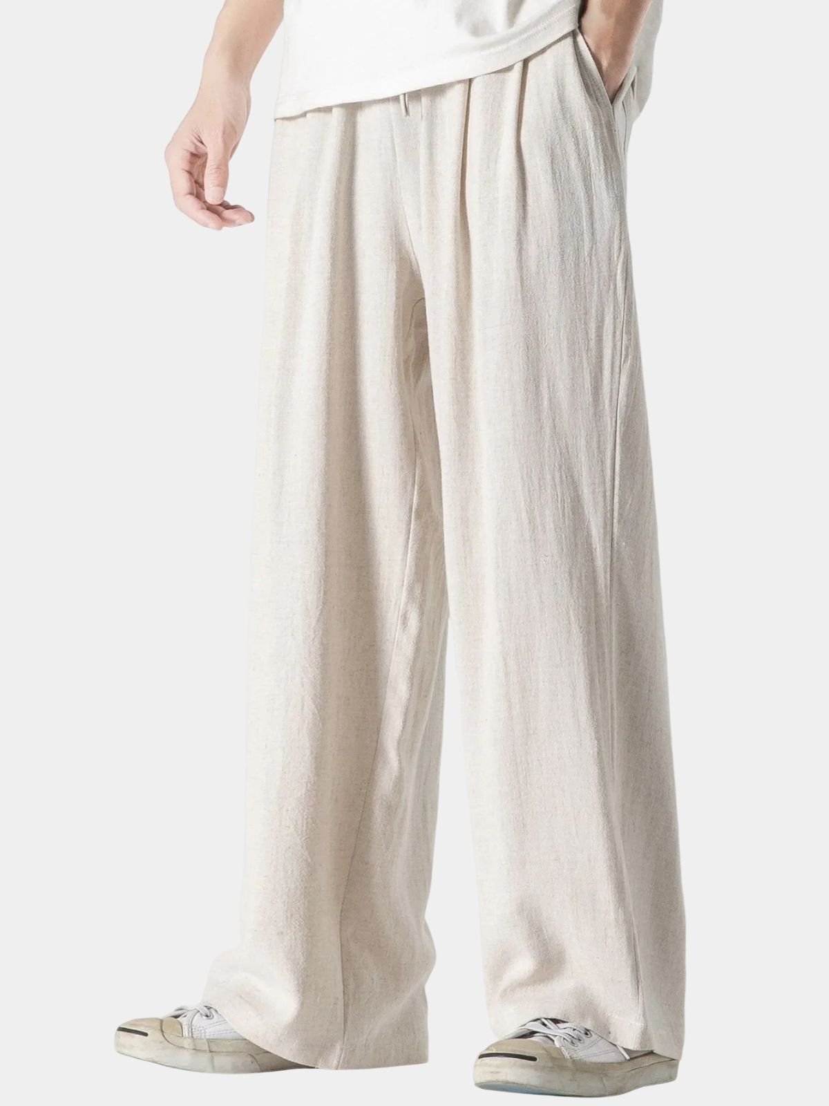 Men's Relaxed Wide Leg Trousers
