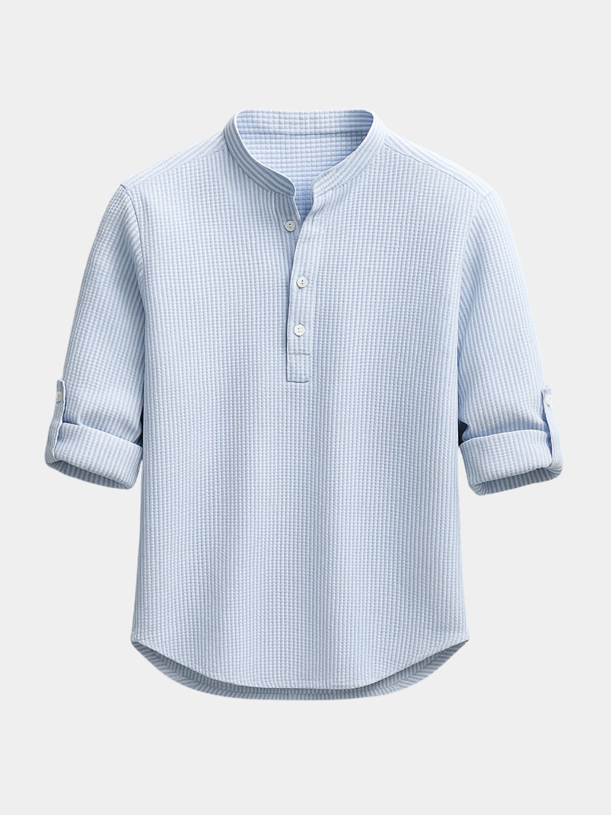 Men's Roll-Up Sleeve Grandad Shirt