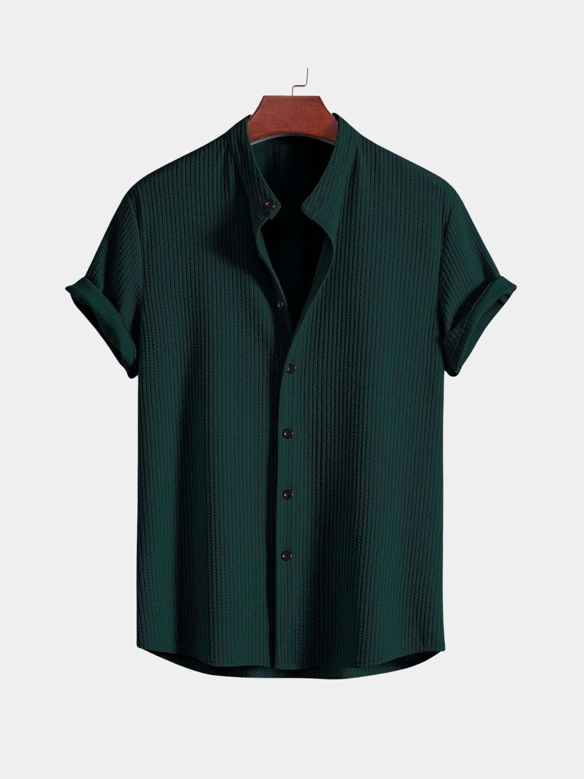Men's Textured Short Sleeve Shirt