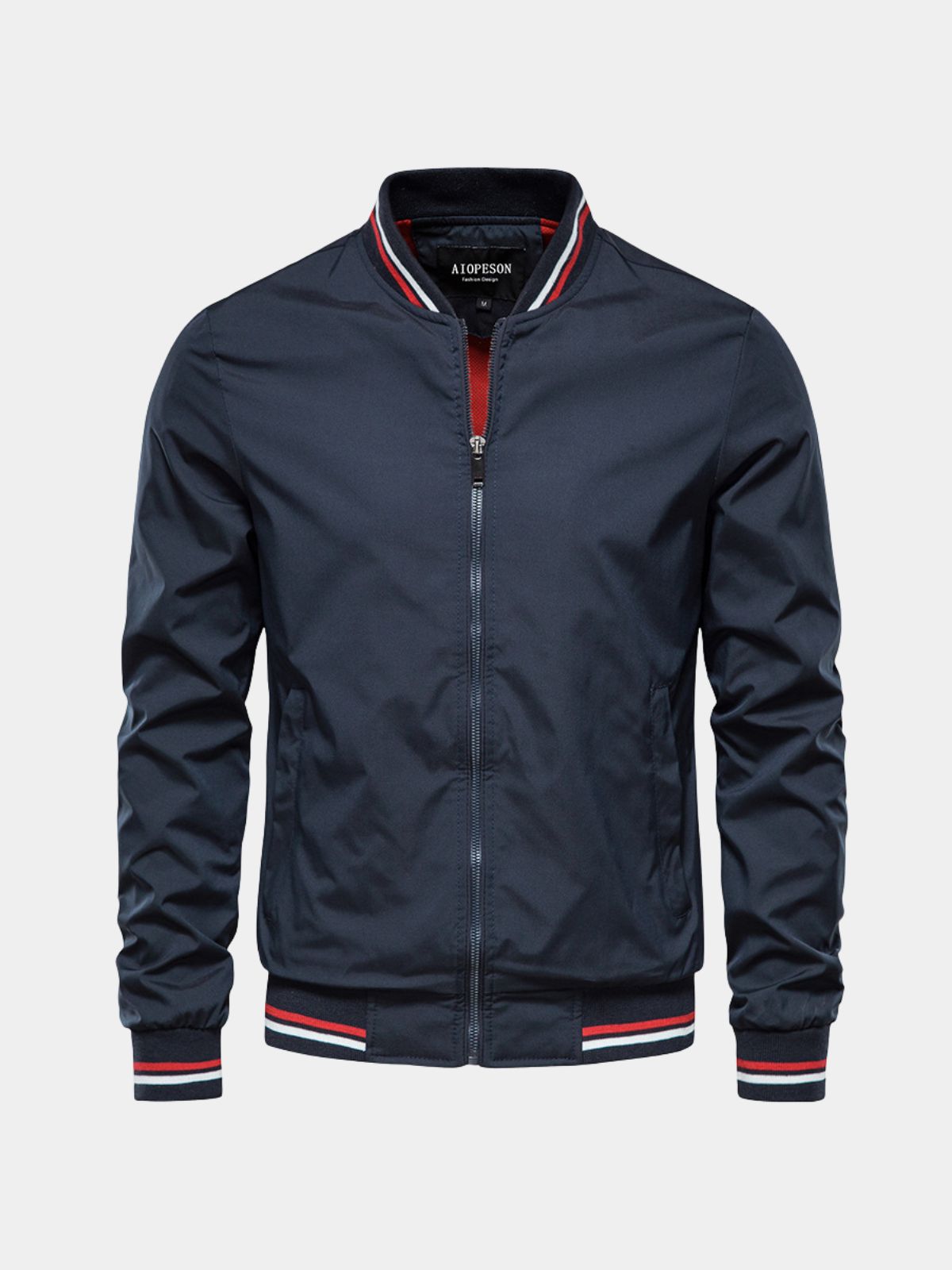 Men's Zip-Up Bomber Jacket