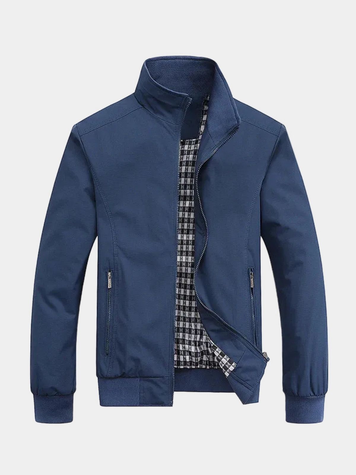 Men's Zip-Up Casual Jacket