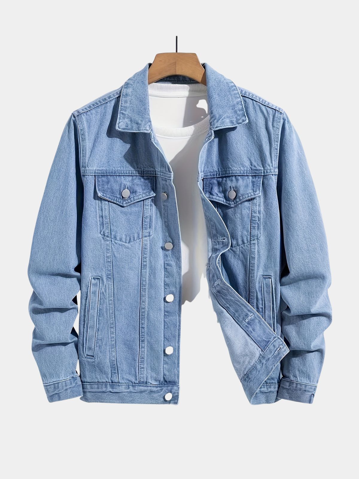 Men's Button-Up Casual Jacket