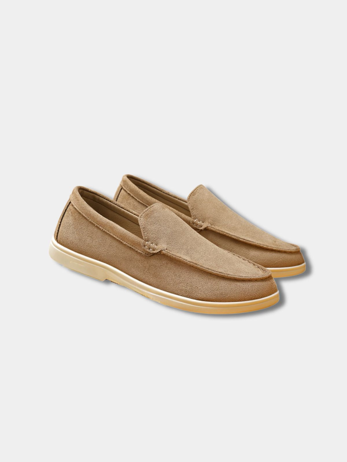 Men's Contrast Sole Loafers