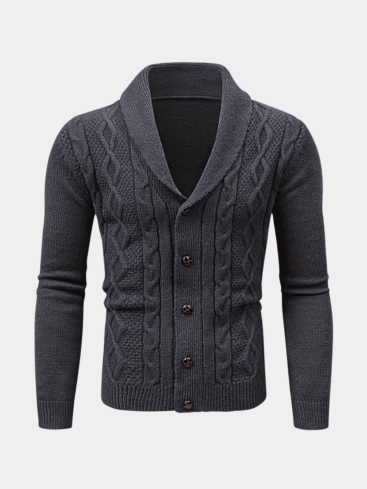 Men's Shawl Collar Cardigan