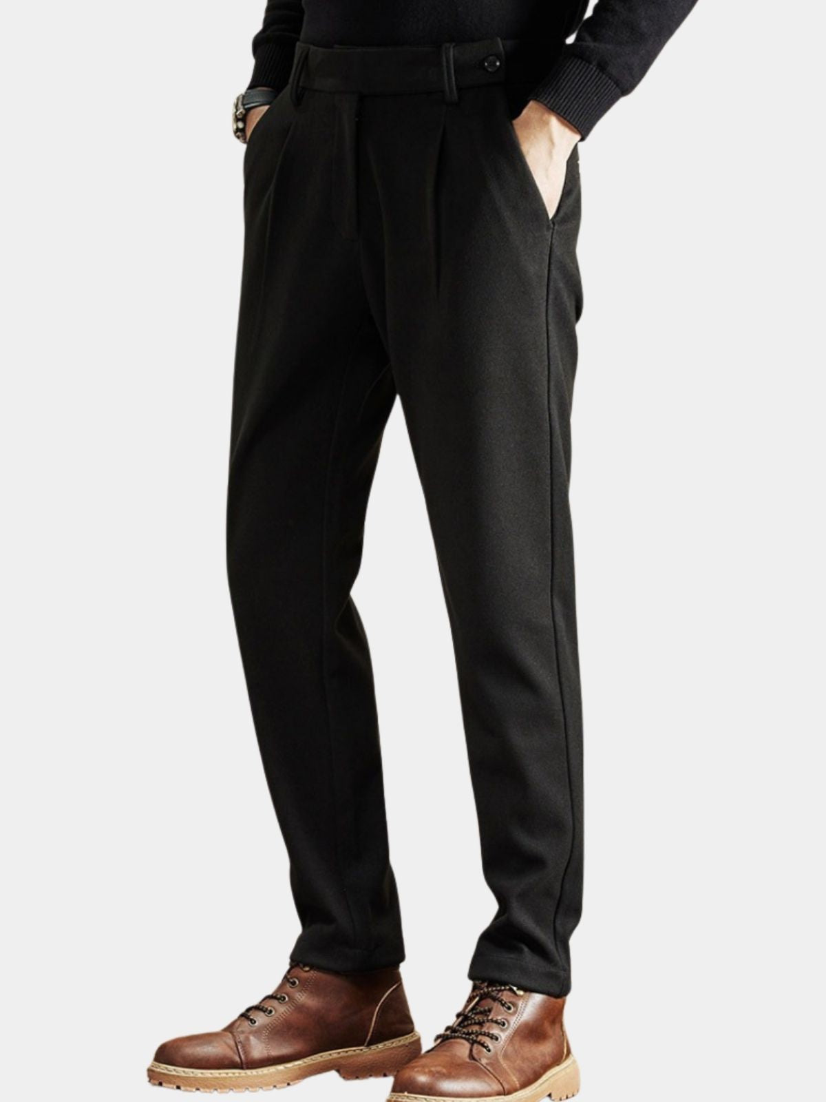 Men's Tailored Pleated Trousers