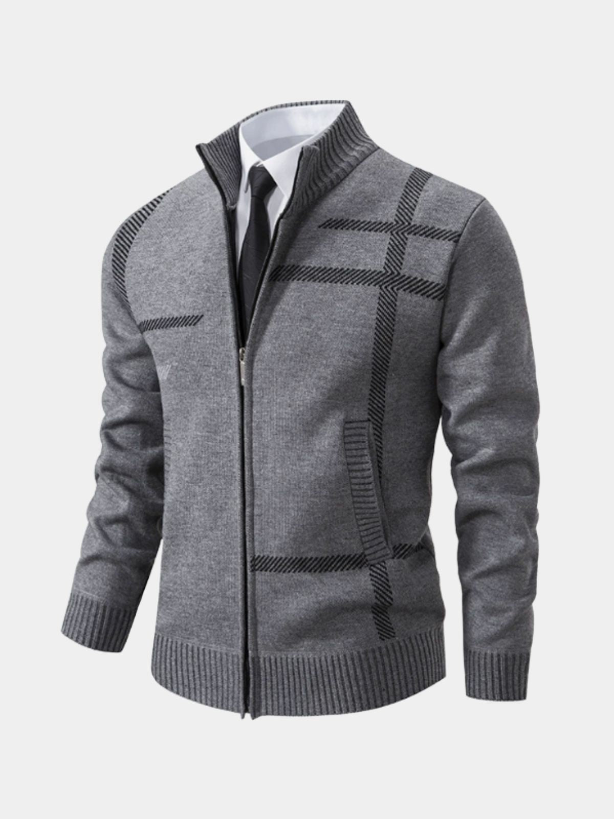 Men's Zip-Up Cardigan