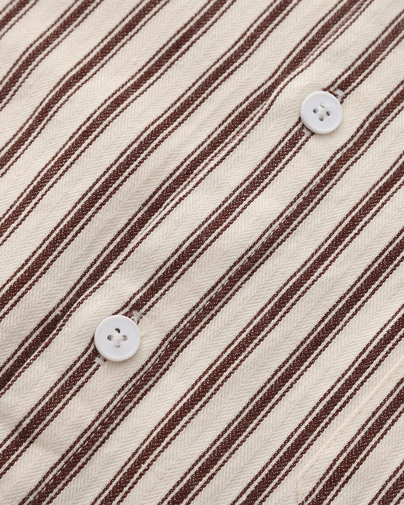 Men's Long Sleeve Striped Shirt