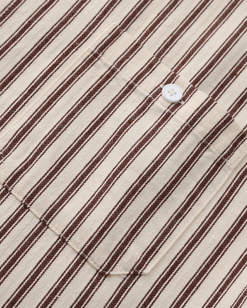 Men's Long Sleeve Striped Shirt