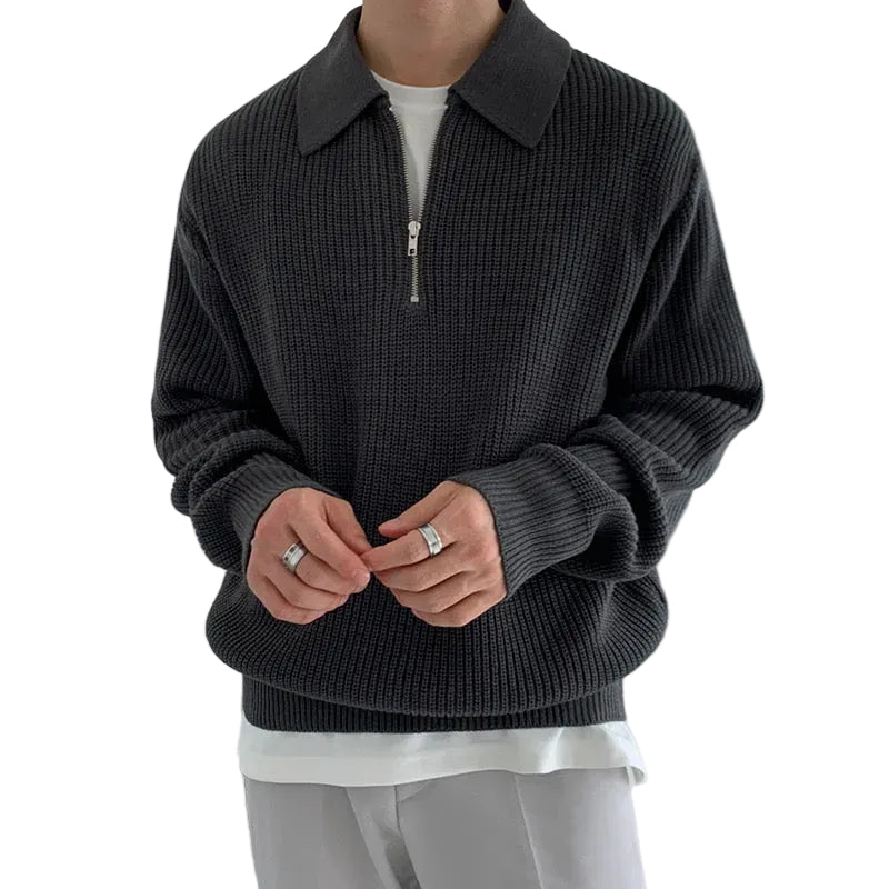 Men's Zip-Up Sweater