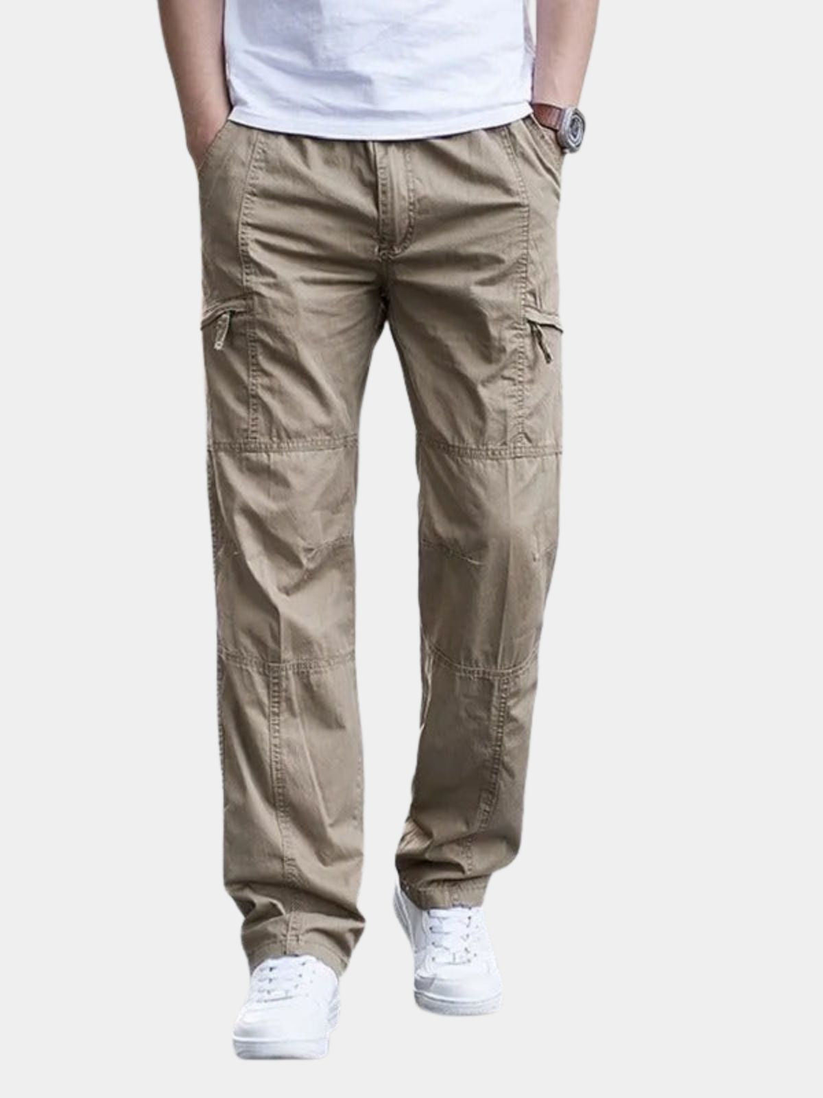 Men's Straight Leg Cargo Trousers