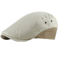 Men’s Contrast Rear Panel Flat Cap