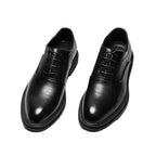 Men’s Almond-Toe Oxford Shoes