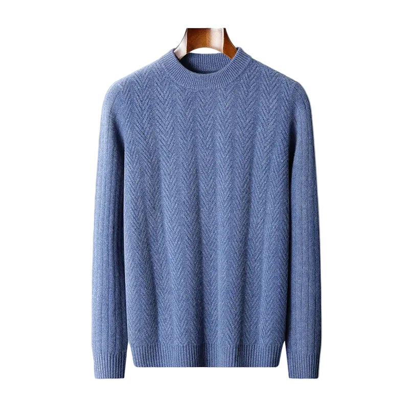 Men’s Angled-Pattern Sweater