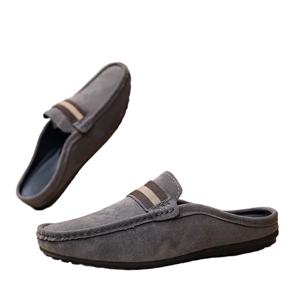Men’s Backless Stripe Loafers