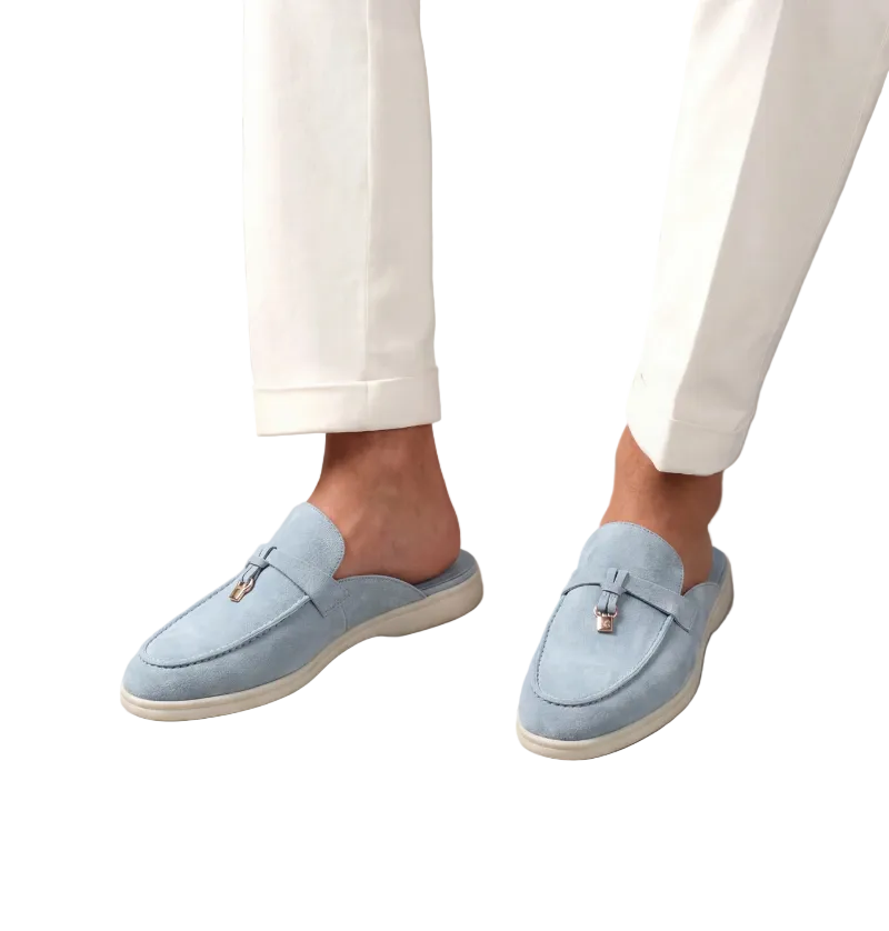 Men’s Bar Strap Mule Loafers