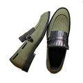 Men’s Buckle Fringe Loafers