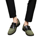 Men’s Buckle Fringe Loafers