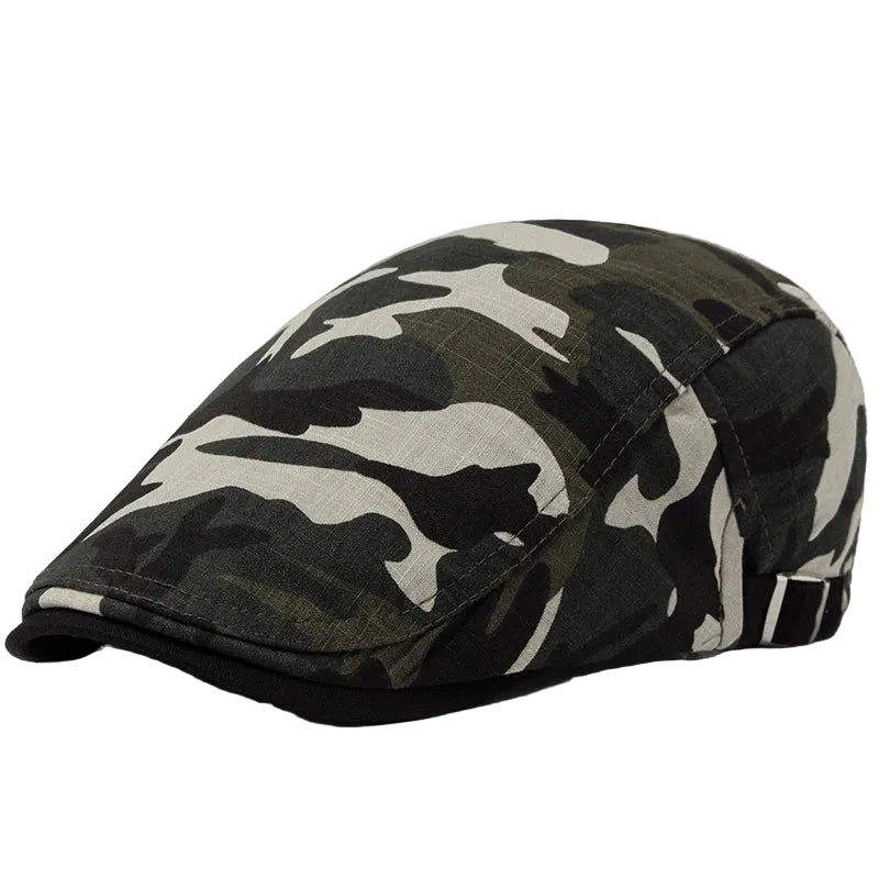 Men’s Camouflage Flat Cap