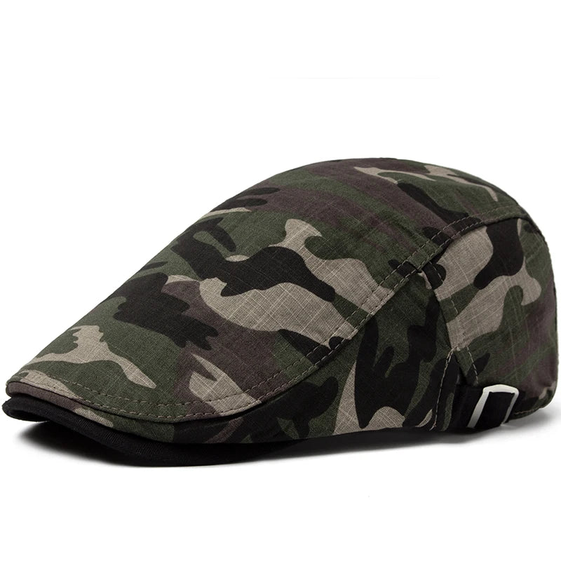 Men’s Camouflage Flat Cap