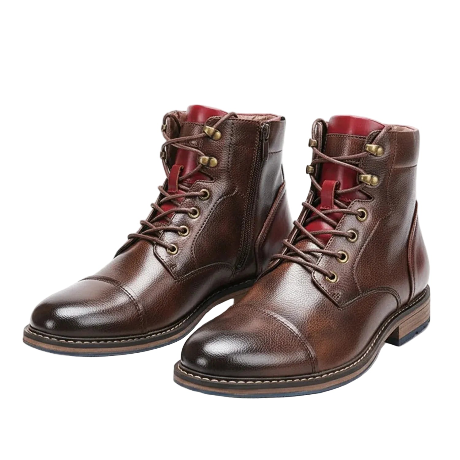 Men’s Cap Toe Lace-Up Boots