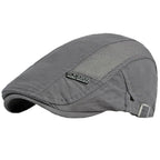 Men’s Center Vent Strip Flat Cap