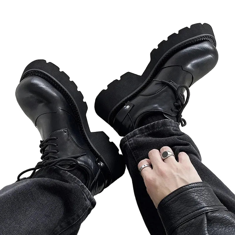 Men’s Chunky Lug-Sole Dress Shoes