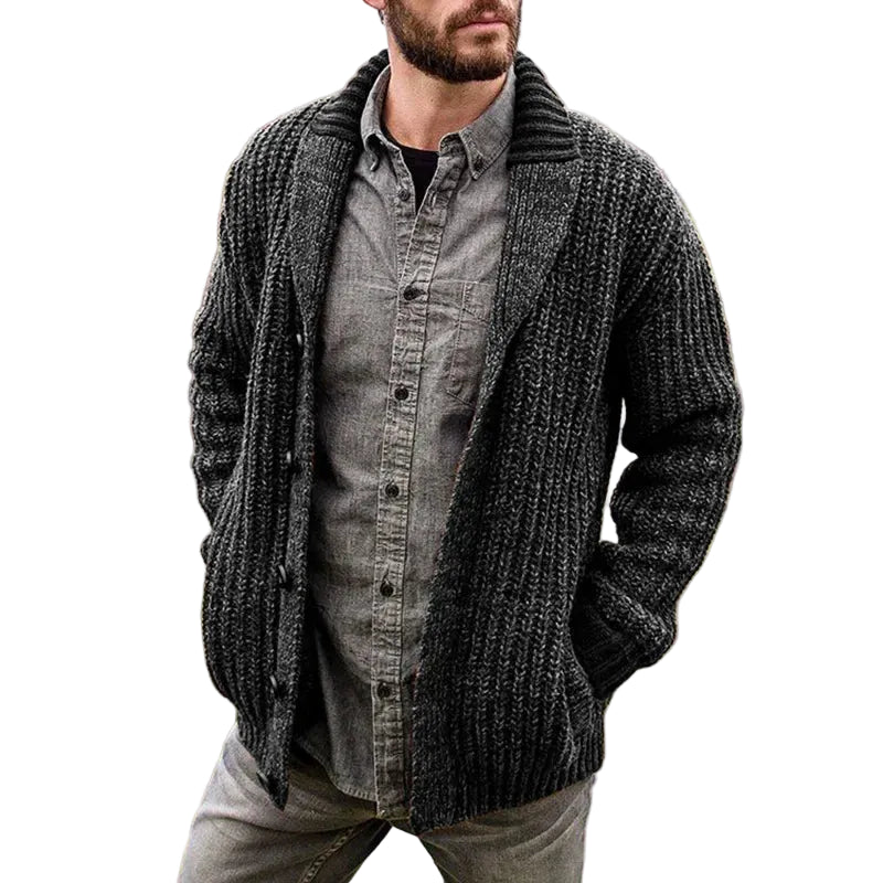 Men’s Collar Front Sweater