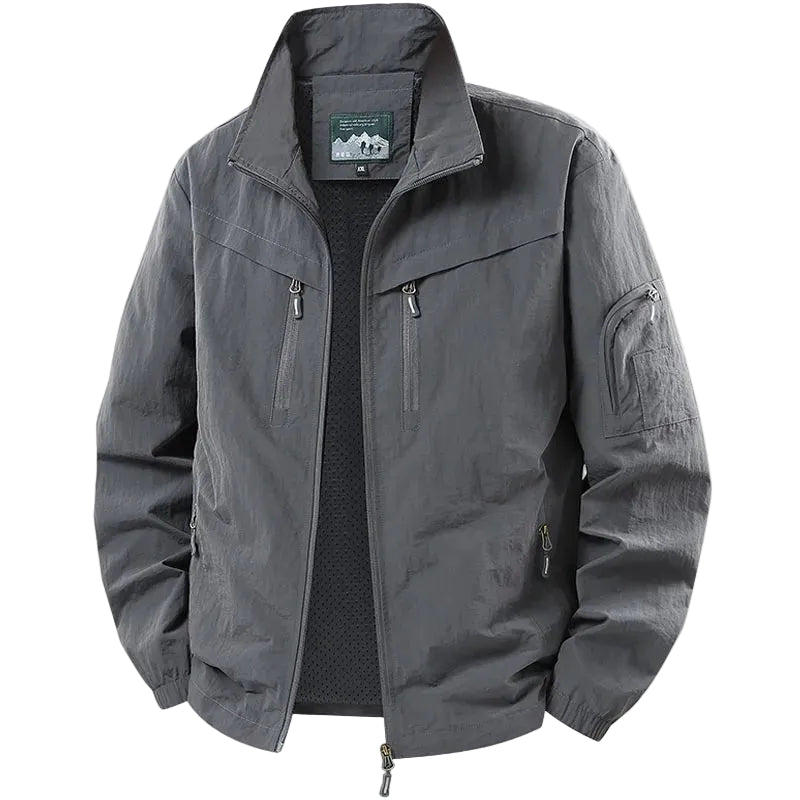 Men’s Collared Multi-Pocket Jacket