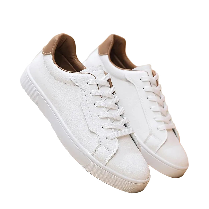 Men’s Contrast Collar Lace-Up