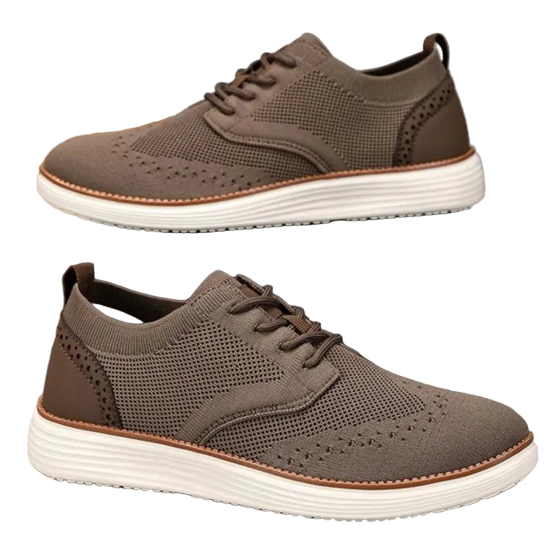 Men’s Contrast Heel Casual Shoes