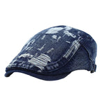 Men’s Contrast Scratch Flat Cap