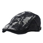 Men’s Contrast Scratch Flat Cap