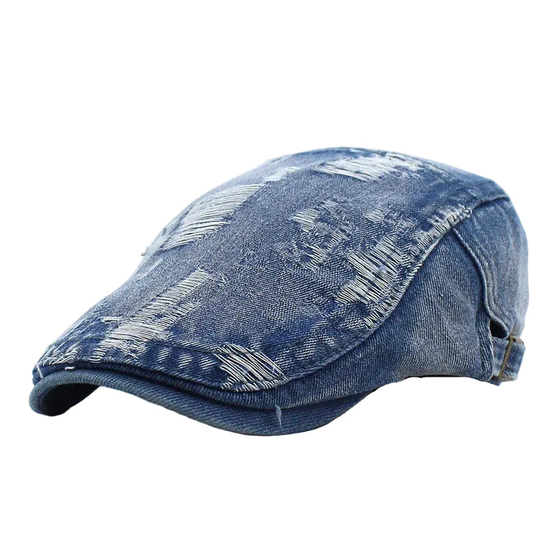 Men’s Contrast Scratch Flat Cap