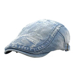 Men’s Contrast Scratch Flat Cap