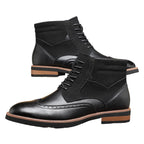 Men’s Contrast Sole Ankle Boots