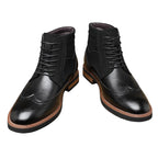 Men’s Contrast Sole Ankle Boots