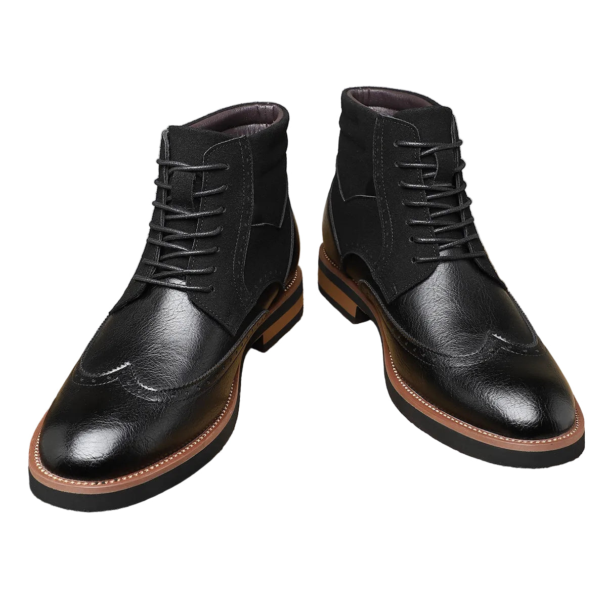 Men’s Contrast Sole Ankle Boots